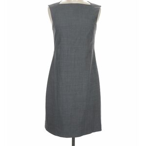 Theory Gray Sleeveless Midi Dress